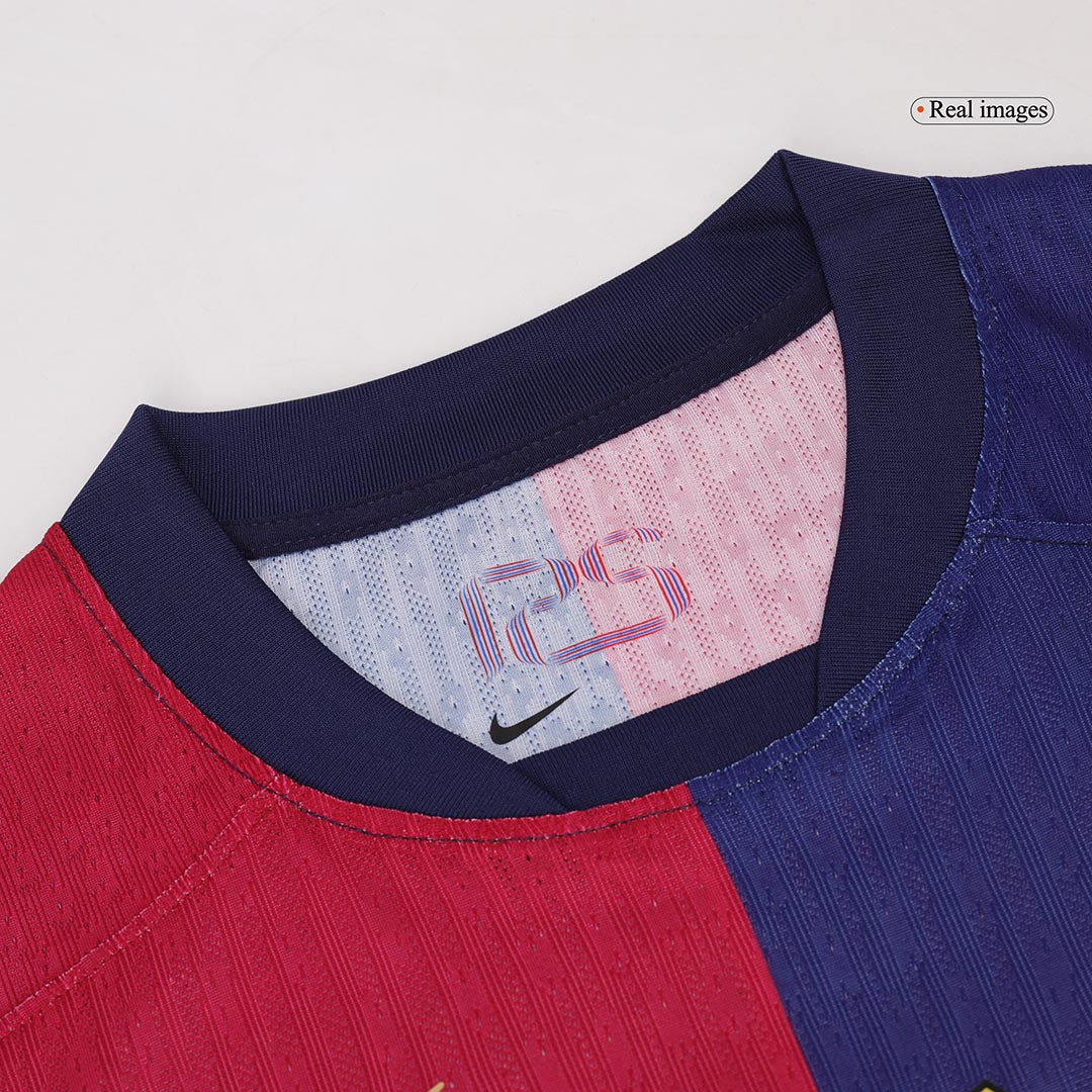 Player Version Barcelona Home Soccer Jersey 2024/25 - 125th Anniversary Top Soccer Jerseys Store