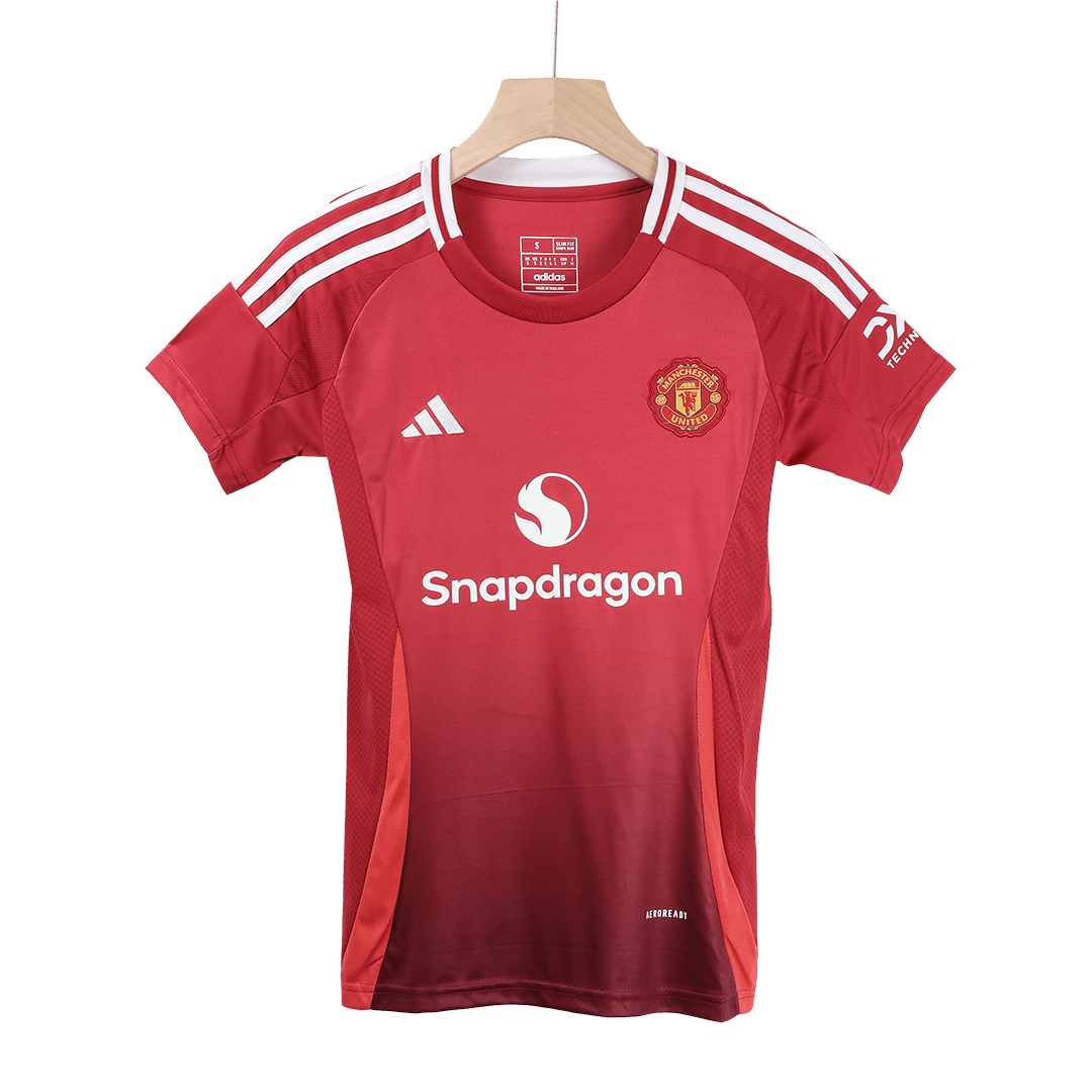 Women's Manchester United Home Soccer Jersey 2024/25 Top Soccer Jerseys Store