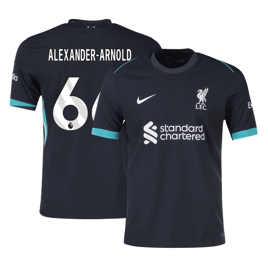 Player Version ALEXANDER-ARNOLD #66 Liverpool Away Soccer Jersey 2024/25 Top Soccer Jerseys Store