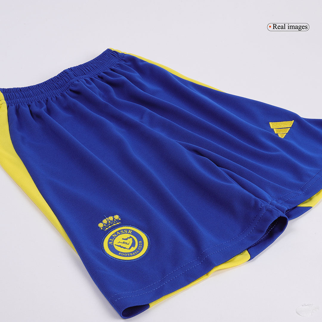 Kid's RONALDO #7 Al Nassr Home Soccer Jersey Kit(Jersey+Shorts+Socks) 2024/25 Top Soccer Jerseys Store