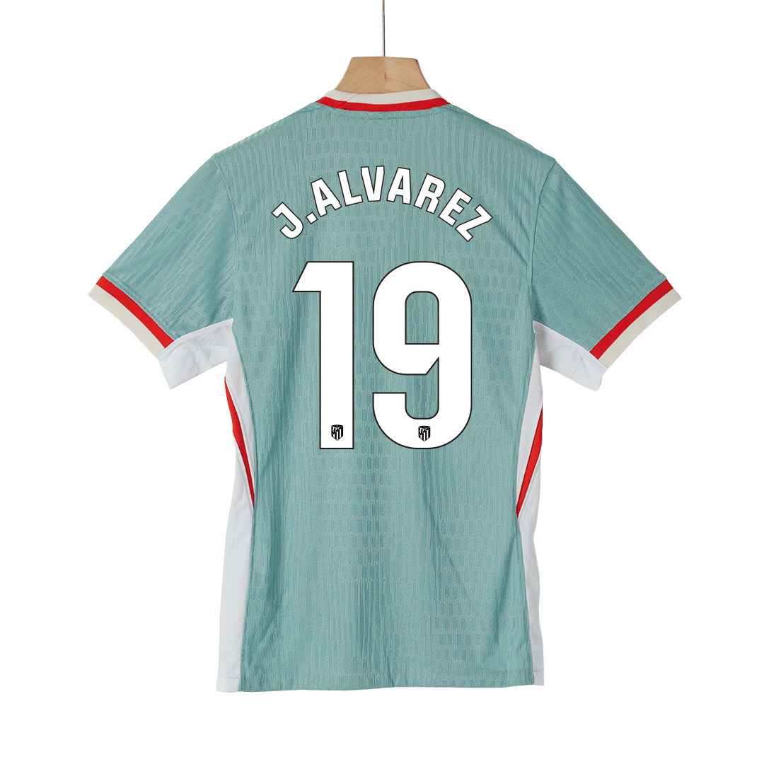 Player Version J.ALVAREZ #19 Atletico Madrid Away Soccer Jersey 2024/25 Top Soccer Jerseys Store