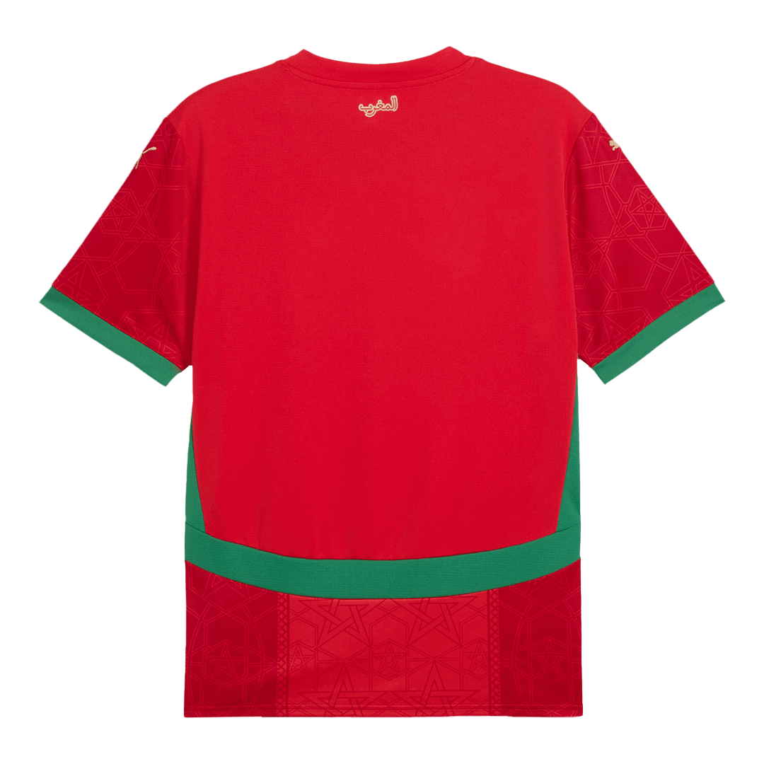 Morocco Home Soccer Jersey 2024/25 Top Soccer Jerseys Store