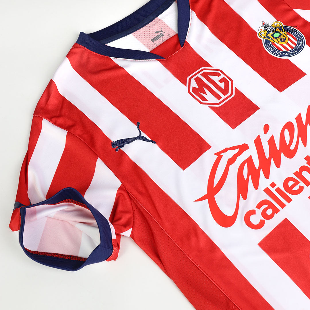 Player Version Chivas Home Soccer Jersey 2024/25 Top Soccer Jerseys Store