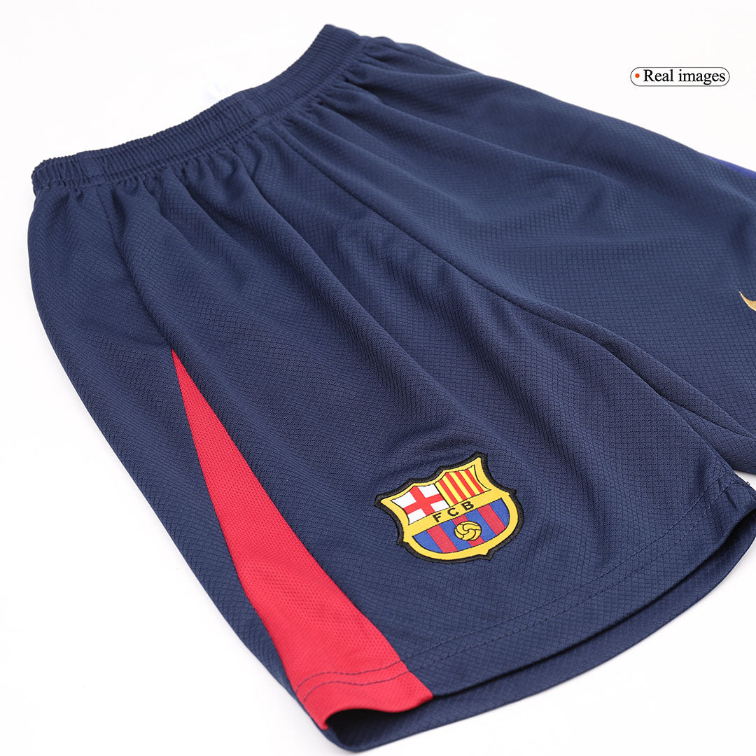 Kid's Barcelona Home Soccer Jersey Kit(Jersey+Shorts+Socks) 2024/25 Top Soccer Jerseys Store
