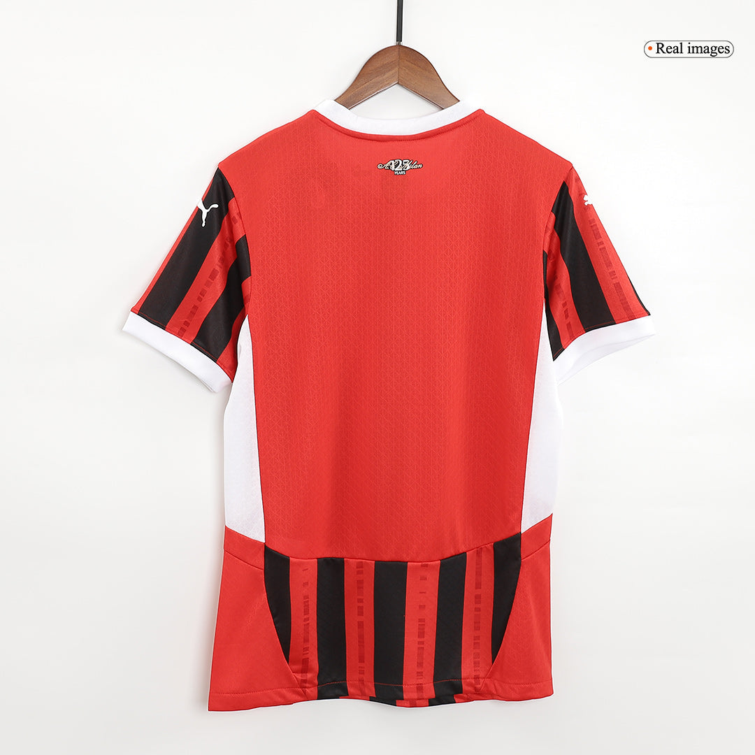 Player Version GIMENEZ #7 AC Milan Home Soccer Jersey 2024/25 Top Soccer Jerseys Store