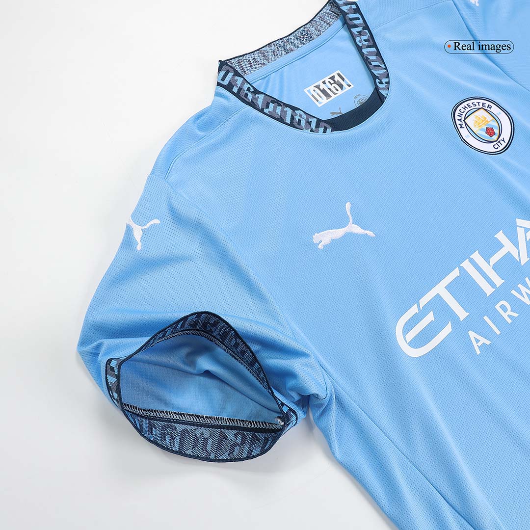 HAALAND #9 Manchester City Home Soccer Jersey 2024/25 - UCL Top Soccer Jerseys Store