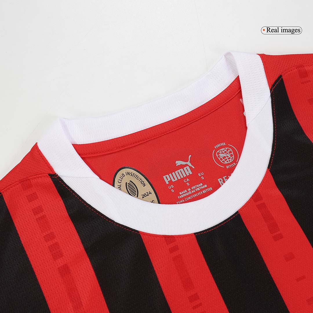 GIMENEZ #7 AC Milan Home Soccer Jersey 2024/25 Top Soccer Jerseys Store