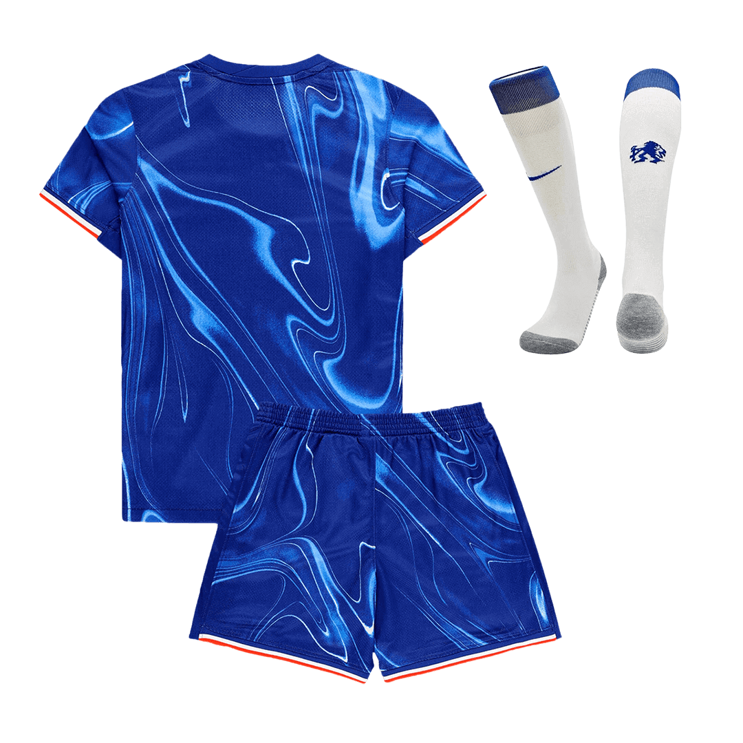 Kid's Chelsea Home Soccer Jersey Kit(Jersey+Shorts+Socks) 2024/25 Top Soccer Jerseys Store