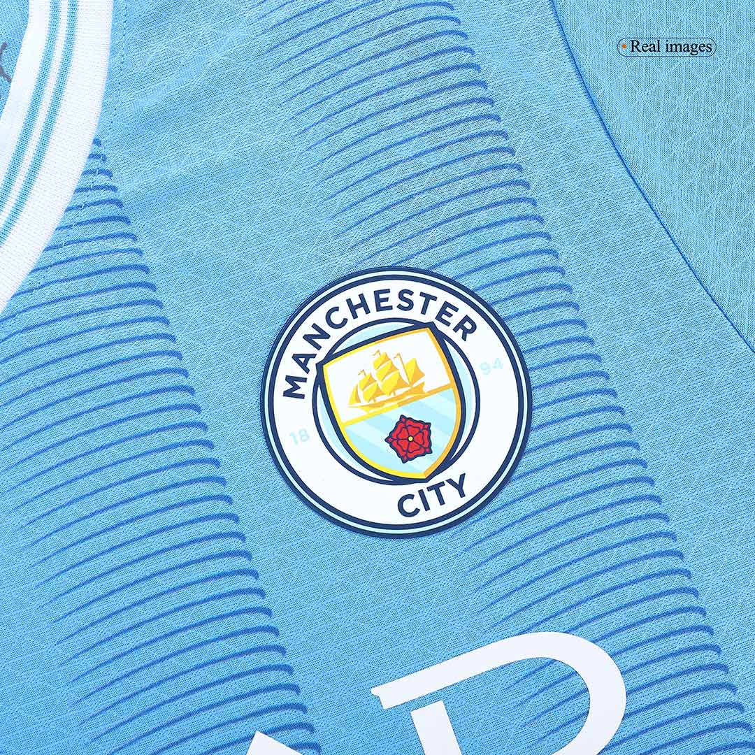Player Version Manchester City Home Soccer Jersey 2023/24 Top Soccer Jerseys Store