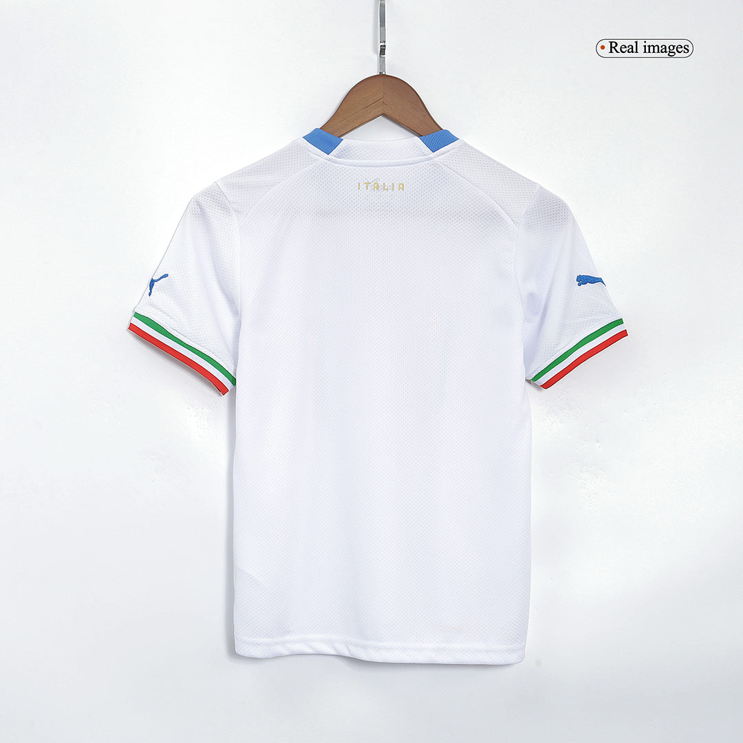 Kid's Italy Away Soccer Jersey Kit(Jersey+Shorts) 2022 Top Soccer Jerseys Store