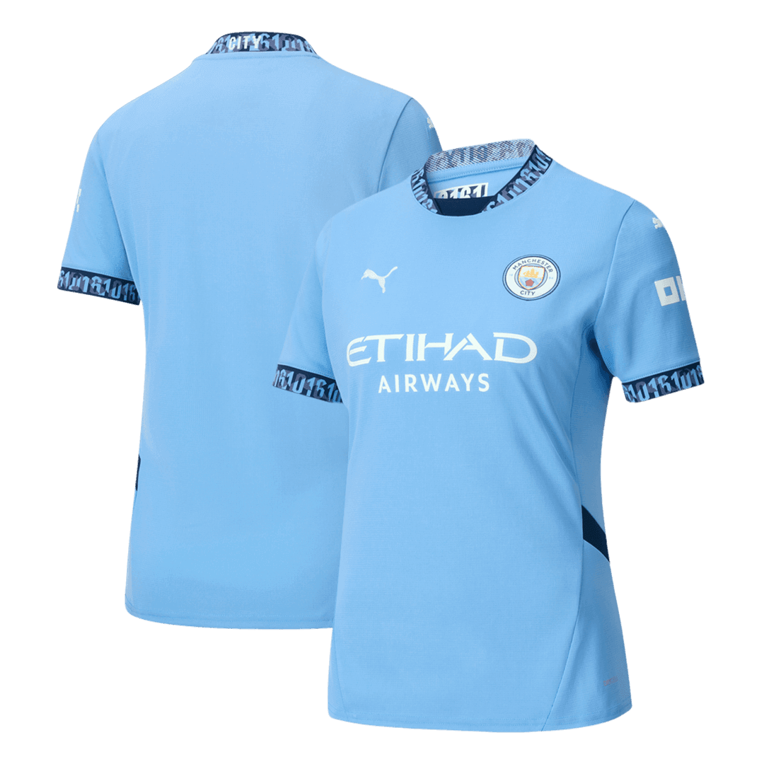 Women's Manchester City Home Soccer Jersey 2024/25 Top Soccer Jerseys Store