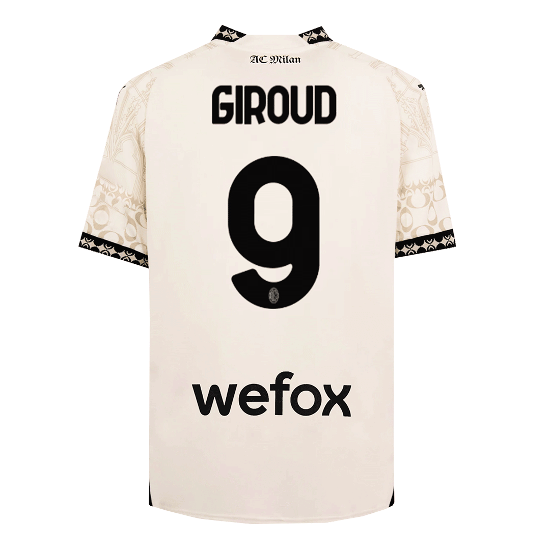 GIROUD #9 AC Milan X Pleasures Fourth Away Soccer Jersey 2023/24 Top Soccer Jerseys Store