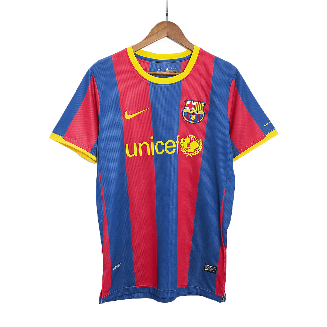 Retro DAVID VILLA #7 2010/11 Barcelona Home Soccer Jersey Top Soccer Jerseys Store