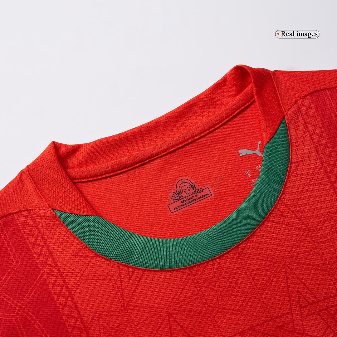 Morocco Home Soccer Jersey 2024/25 Top Soccer Jerseys Store