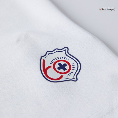 Kid's Cruz Azul Away  Soccer Jersey Kit(Jersey+Shorts) 2024/25 Top Soccer Jerseys Store