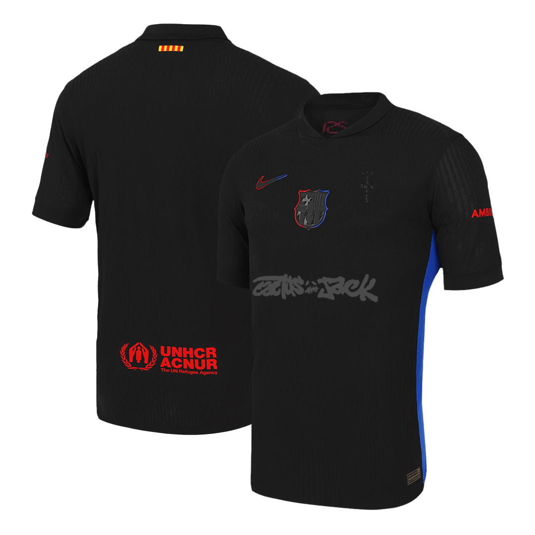 Player Version Barcelona X Travis Scott Away Soccer Jersey 2024/25 Go Game Wear