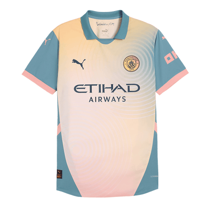 Player Version HAALAND #9 Manchester City Fourth Away  Soccer Jersey 2024/25- Definitely City (UCL) Top Soccer Jerseys Store