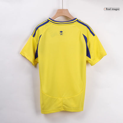 Kid's RONALDO #7 Al Nassr Home  Soccer Jersey Kit(Jersey+Shorts) 2024/25 Top Soccer Jerseys Store