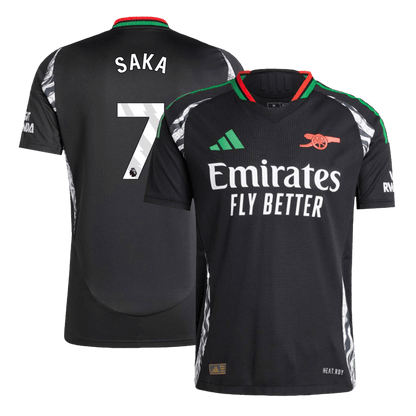 Player Version SAKA #7 Arsenal Away  Soccer Jersey 2024/25 Top Soccer Jerseys Store