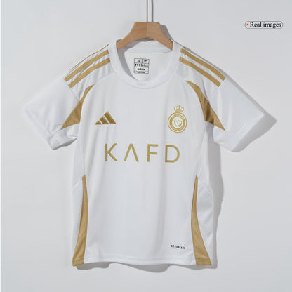 Kid's RONALDO #7 Al Nassr Third Away  Soccer Jersey Kit(Jersey+Shorts) 2024/25 Top Soccer Jerseys Store