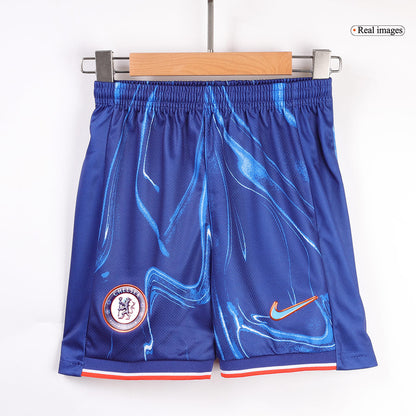 Kid's Chelsea Home  Soccer Jersey Kit(Jersey+Shorts) 2024/25 Top Soccer Jerseys Store