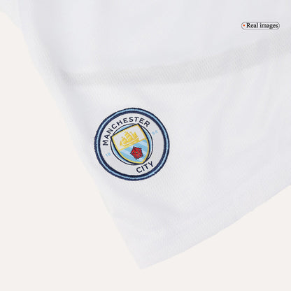 Kid's Manchester City Home  Soccer Jersey Kit(Jersey+Shorts) 2024/25 Top Soccer Jerseys Store