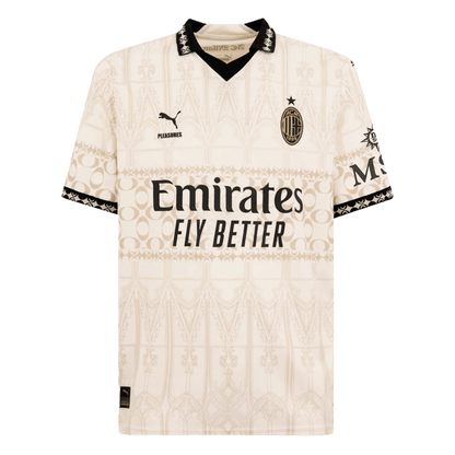 PULISIC #11 AC Milan X Pleasures Fouth Away  Soccer Jersey 2023/24 Top Soccer Jerseys Store