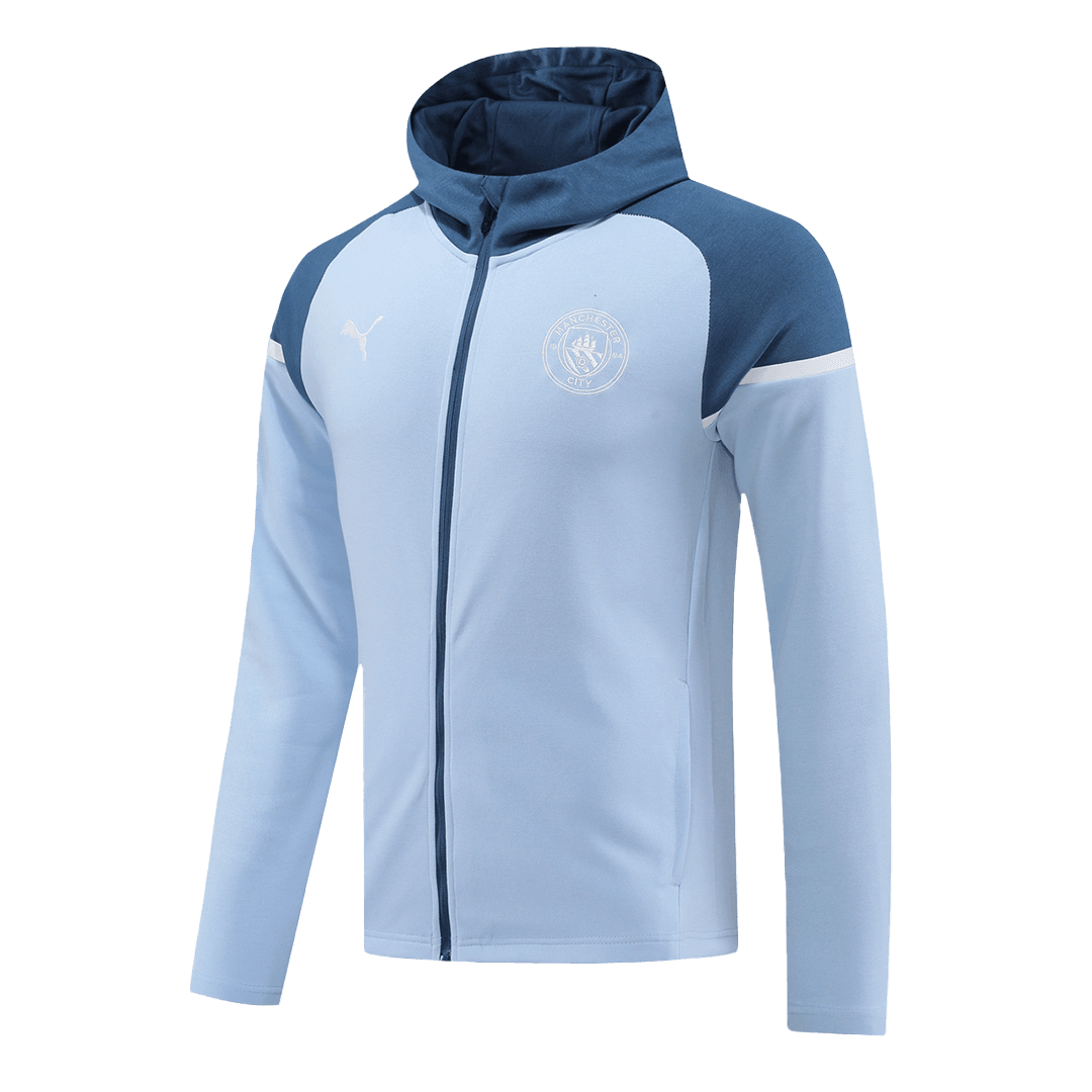 Manchester City Hoodie Training Kit (Jacket+Pants) 2024/25 Top Soccer Jerseys Store