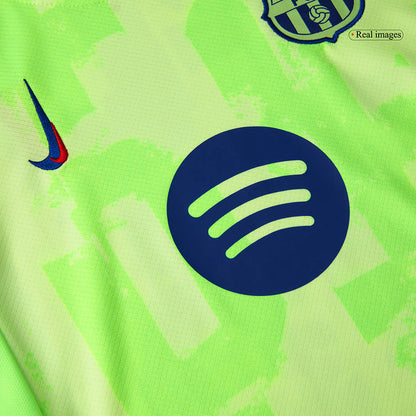 Kid's Barcelona Third Away  Soccer Jersey Kit(Jersey+Shorts+Socks) 2024/25- UCL (Spotify Logo Without Text) Top Soccer Jerseys Store