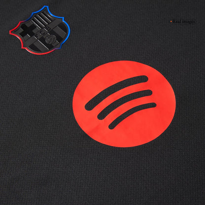 Barcelona Away  Soccer Jersey 2024/25 - Spotify Logo Without Text Top Soccer Jerseys Store