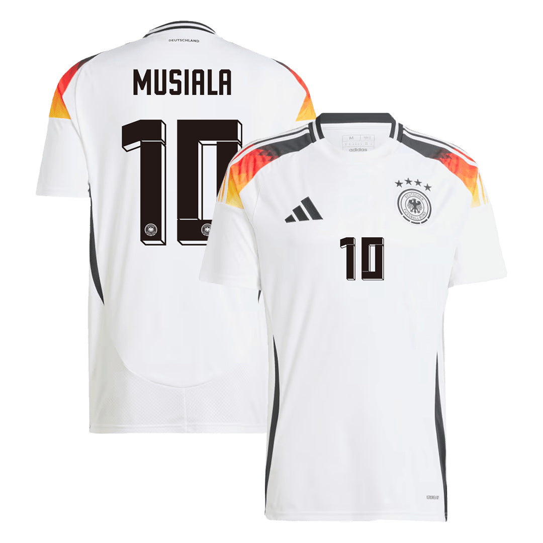 [Super jakość] Męska domowa tanie koszulki piłkarskie Niemcy MUSILA #10 Euro 2024 Top Soccer World Shop