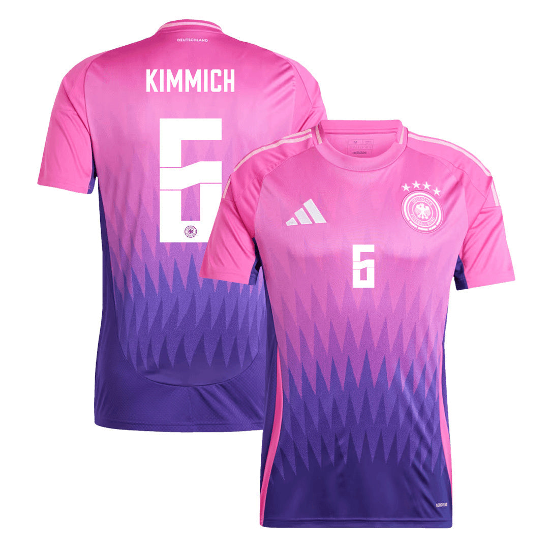 [Super jakość] Męska wyjazdowa tanie koszulki piłkarskie Niemcy KIMMICH #6 Euro 2024 Top Soccer World Shop