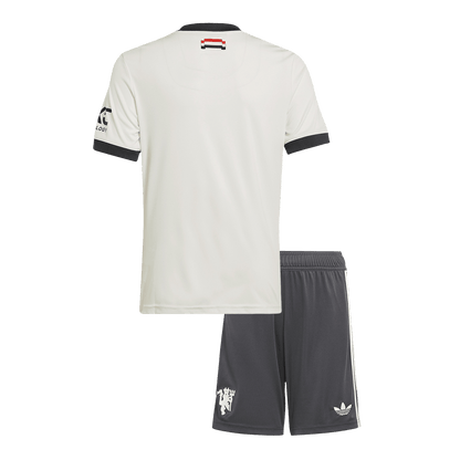Kid's Manchester United Third Away  Soccer Jersey Kit(Jersey+Shorts) 2024/25 Top Soccer Jerseys Store