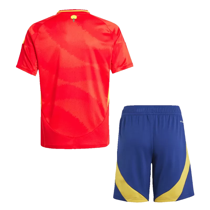 Kid's Spain Home Soccer Jersey Kit(Jersey+Shorts) 2024/25 Go Game Wear