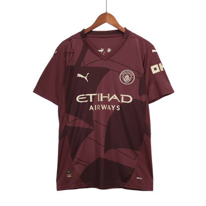 DE BRUYNE #17 Manchester City Third Away  Soccer Jersey 2024/25 Top Soccer Jerseys Store