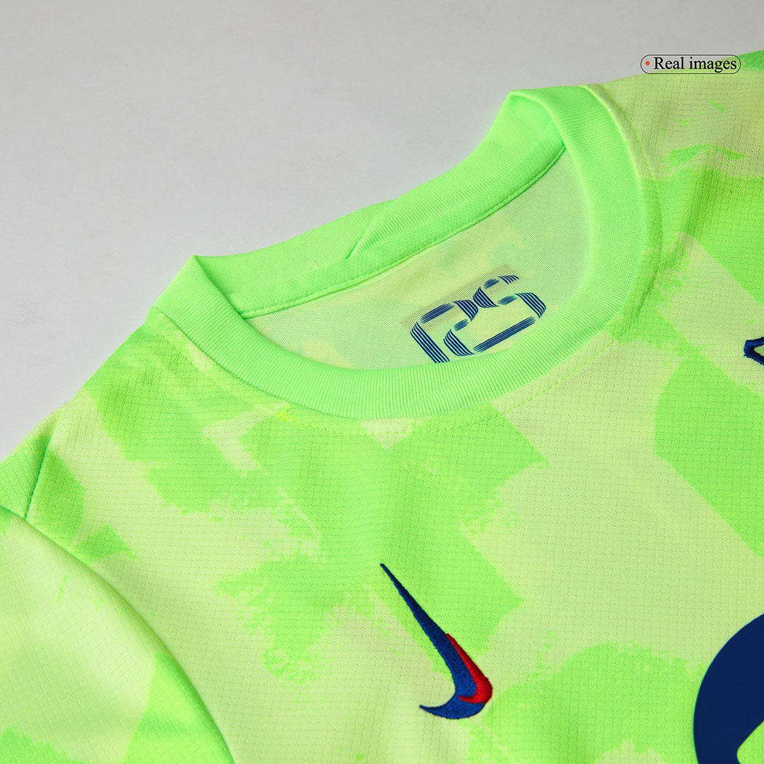 Kid's Barcelona Third Away  Soccer Jersey Kit(Jersey+Shorts+Socks) 2024/25- UCL (Spotify Logo Without Text) Top Soccer Jerseys Store