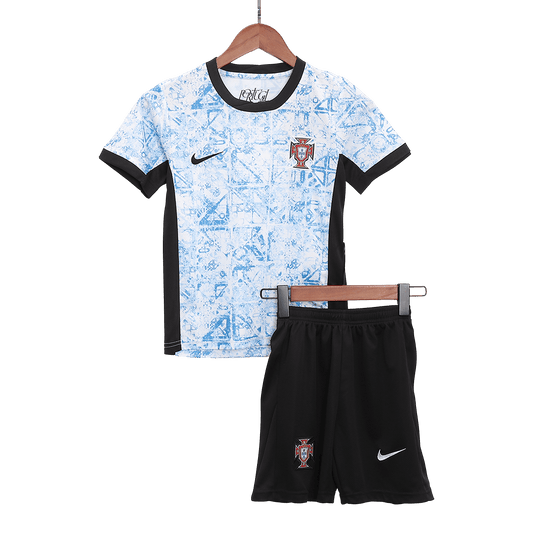 2024 European Cup Portugal Children's Away Jersey (Short+ Shorts) Go Game Wear