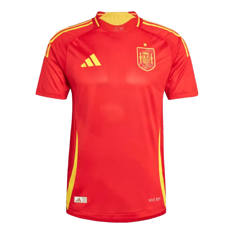 Player Version Spain Home Soccer Jersey Euro 2024 Go Game Wear