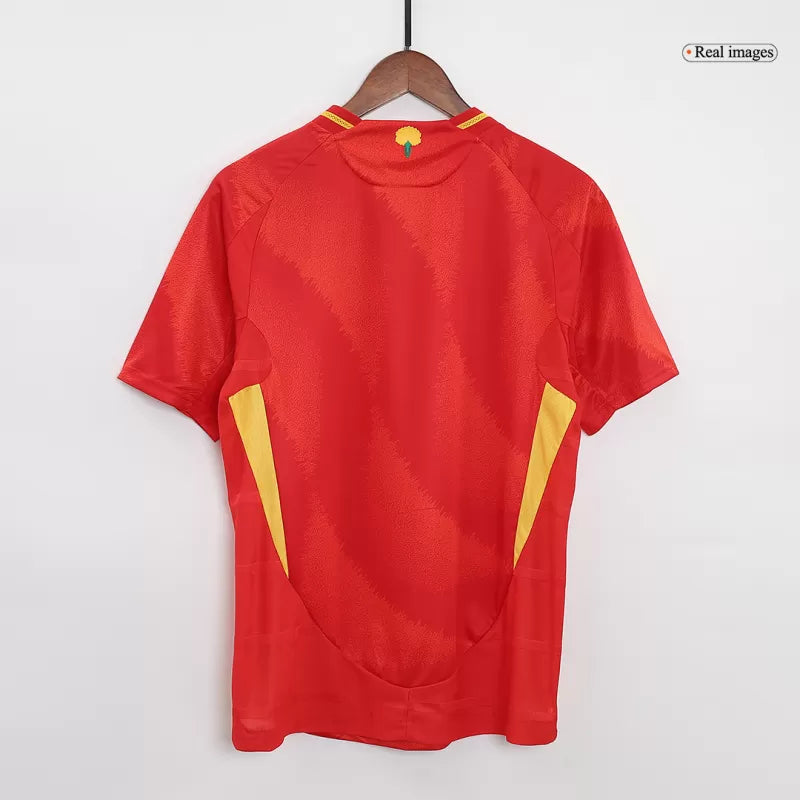 Player Version Spain Home Soccer Jersey Euro 2024 Go Game Wear