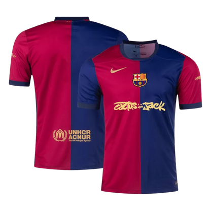 Player Version FC Barcelona x Travis Scott Limited Edition 2024/25 Jersey Go Game Wear
