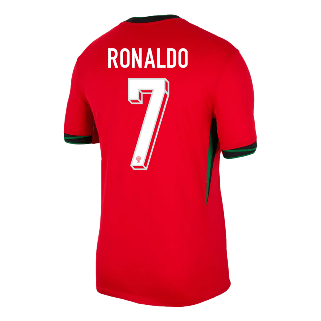 [Super Quality] Men's Portugal RONALDO #7 Home Soccer Jersey Euro 2024 Go Game Wear