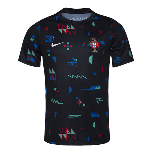 Men's Portugal Pre-Match Soccer Jersey Euro 2024 Go Game Wear
