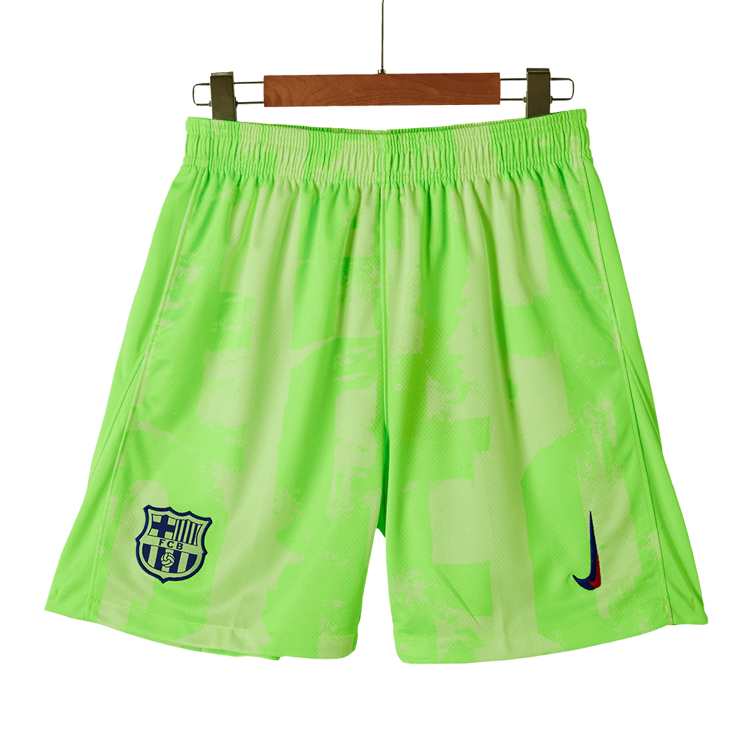 Barcelona Third Away  Soccer Jersey Kit(Jersey+Shorts) 2024/25 - (Spotify Logo Without Text) Top Soccer Jerseys Store