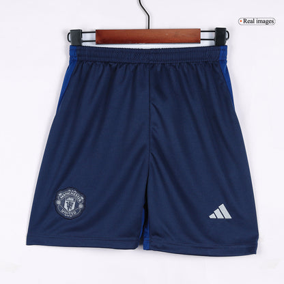 Kid's Manchester United Away  Soccer Jersey Kit(Jersey+Shorts) 2024/25 Top Soccer Jerseys Store
