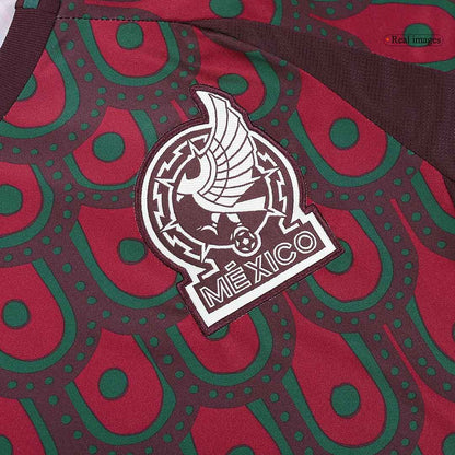 Men's Mexico Home Long Sleeve Soccer Jersey Copa América 2024 Top Soccer Jerseys Store