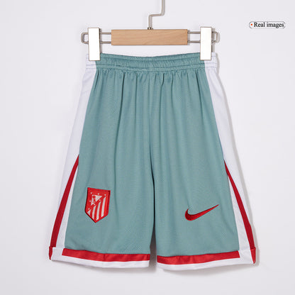 Kid's Atletico Madrid Away  Soccer Jersey Kit(Jersey+Shorts+Socks) 2024/25 Top Soccer Jerseys Store