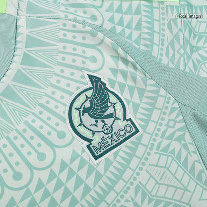 Kid's Mexico Away Jerseys Kit(Jersey+Shorts) Copa América 2024 Top Soccer Jerseys Store
