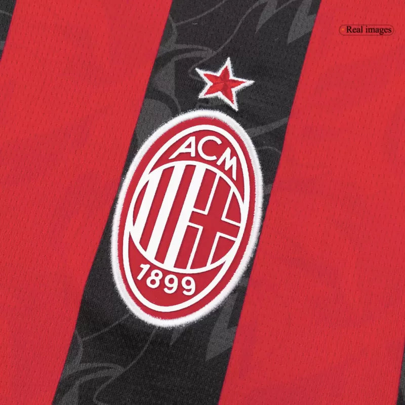 AC Milan Home Soccer Jersey Kit(Jersey+Shorts) 2025/26