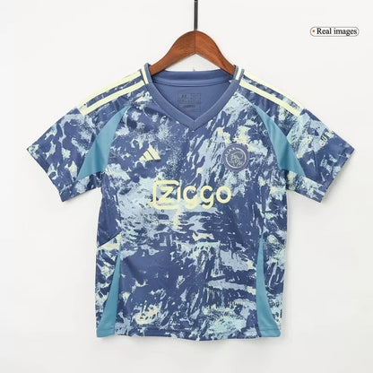 Ajax Away Kids Soccer Jerseys Kit 2024/25 Top Soccer Jerseys Store