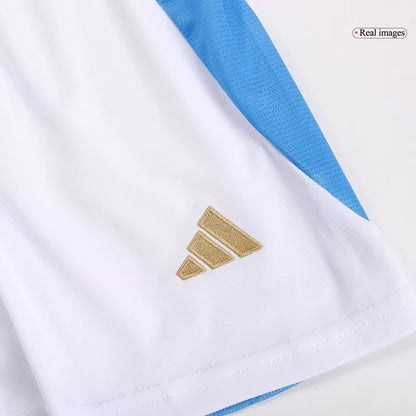 Argentina Home Kids Soccer Jerseys Kit Copa America 2024 Go Game Wear